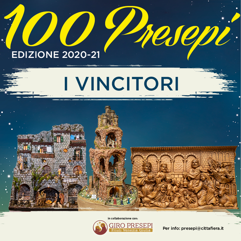 I vincitori dell'edizione "100 Presepi" 2020-21